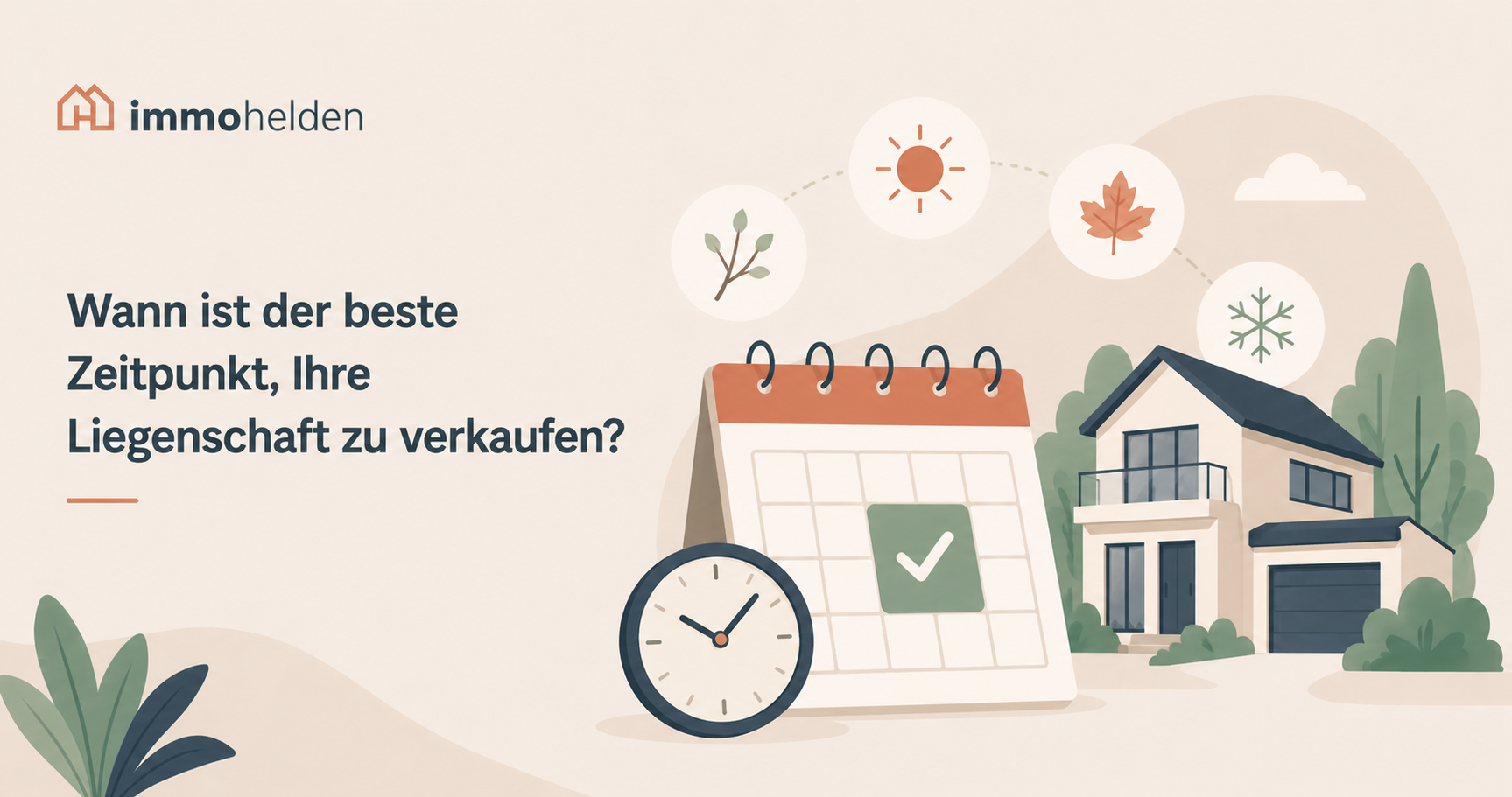 Wann ist der beste Zeitpunkt, Ihre Liegenschaft zu verkaufen?