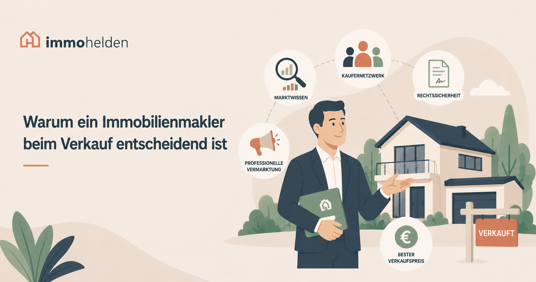 Warum ein Immobilienmakler beim Verkauf entscheidend ist