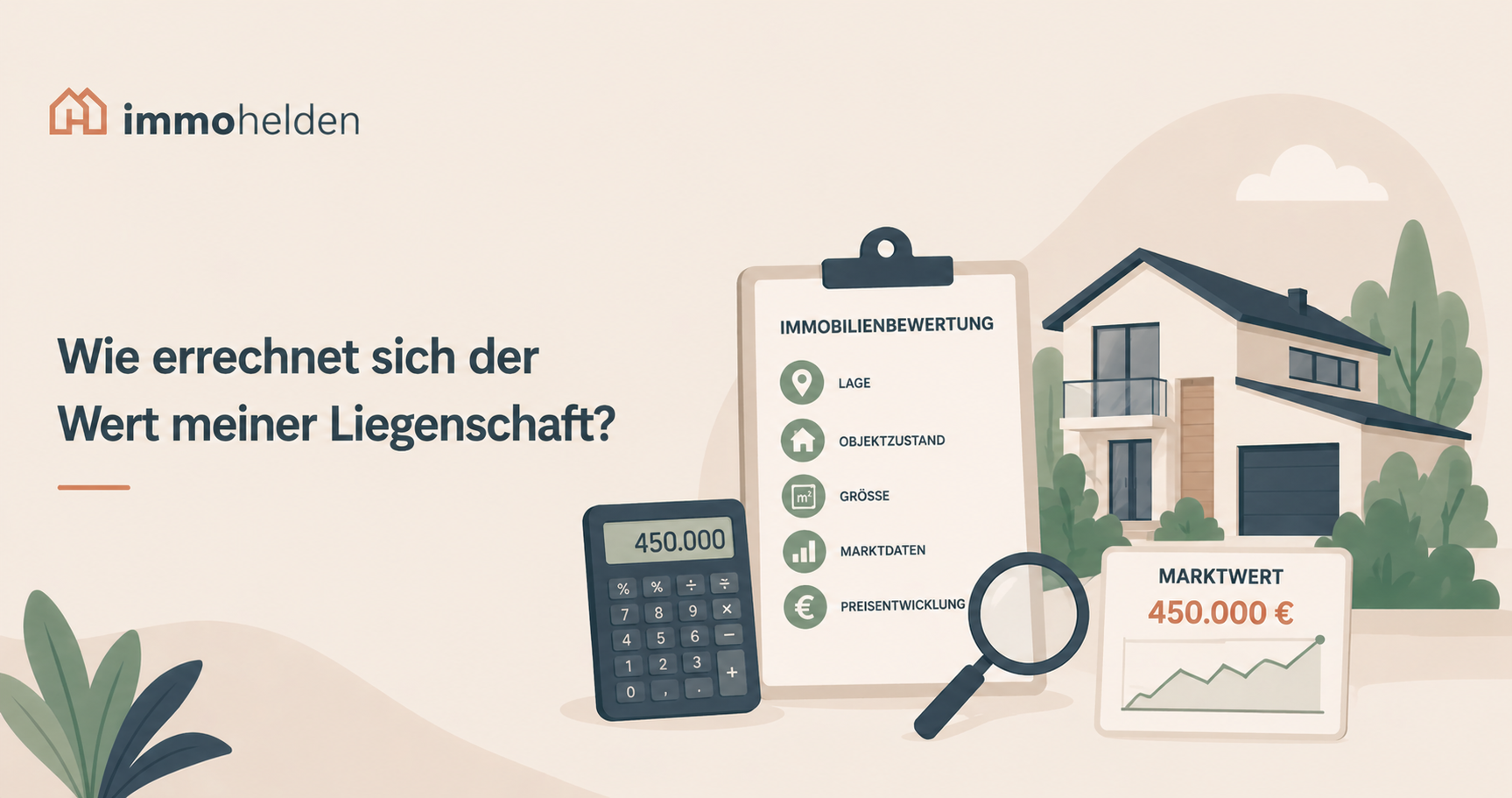 Wie errechnet sich der Wert meiner Liegenschaft?